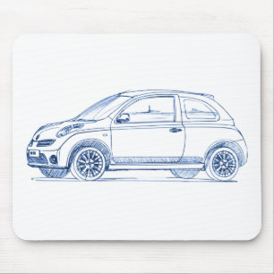 Nis Micra 2008 Mouse Mat