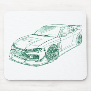 Nis Silvia S15 Drift custom Mouse Mat