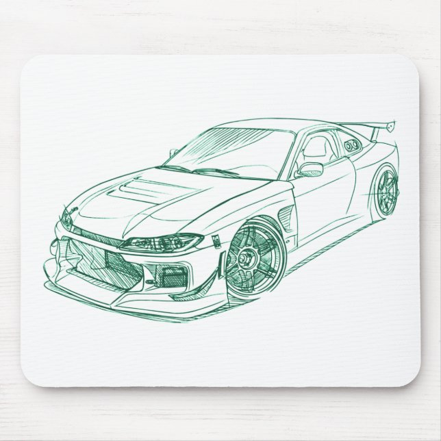 Nis Silvia S15 Drift custom Mouse Mat (Front)