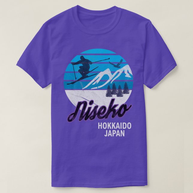 Niseko Hokkaido Island Japan Ski Resort Snowboardi T-Shirt (Design Front)