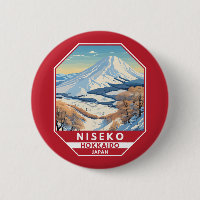 Niseko Hokkaido Japan Winter Travel Art Vintage