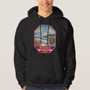 Niseko Hokkaido Japan Winter Travel Art Vintage Hoodie