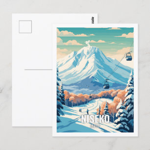 Niseko Japan Famous Travel Places Postcard