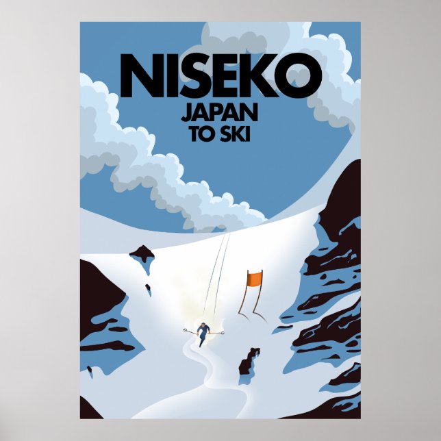 Niseko Japan ski print (Front)