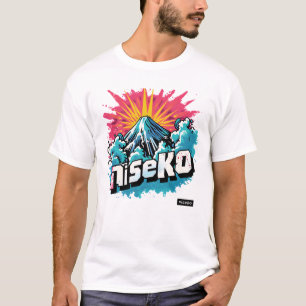 Niseko Retro Ski Blast - Hip Winter Resort Tee