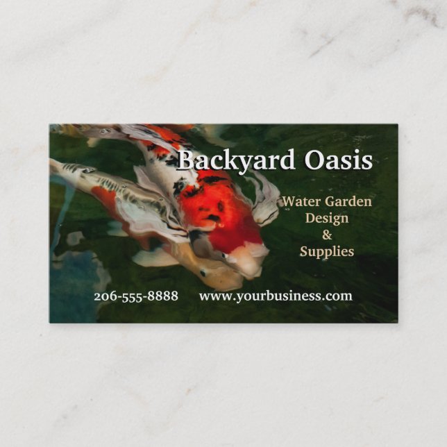 Nishikigoi Impression Business Card (Front)