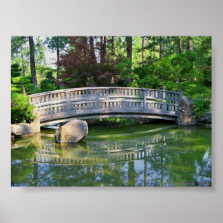 Nishinomiya Japanese Garden at Manito Park Poster