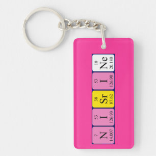 Nisrine periodic table name keyring