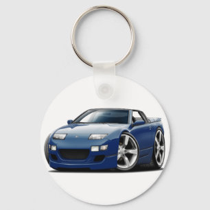Nissan 300ZX Dk Blue Convertible Key Ring