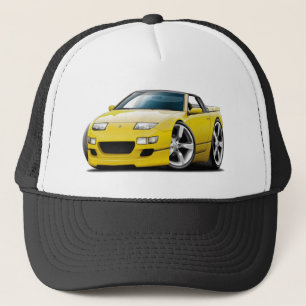 Nissan 300ZX Yellow Convertible Trucker Hat