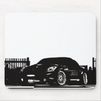 Nissan 350Z Black Mouse Pad