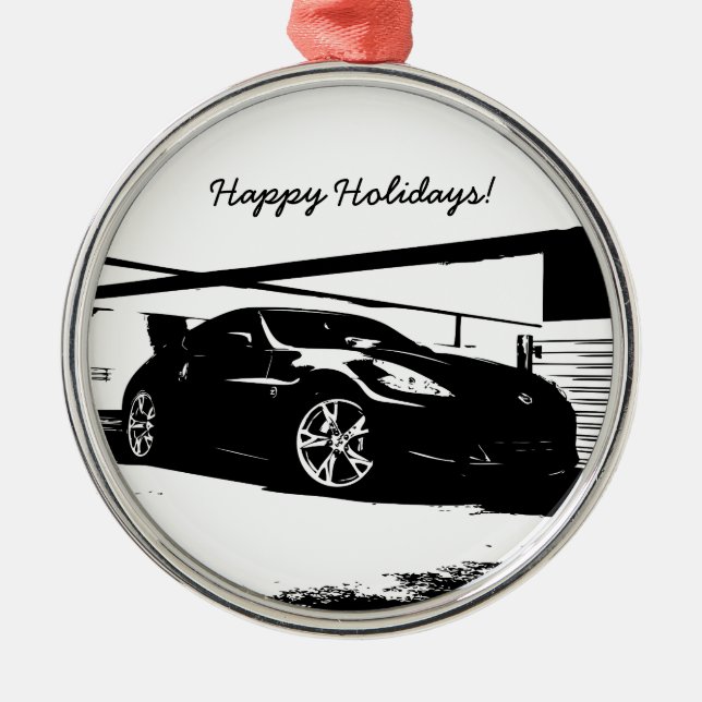 Nissan 370Z Metal Tree Decoration (Front)