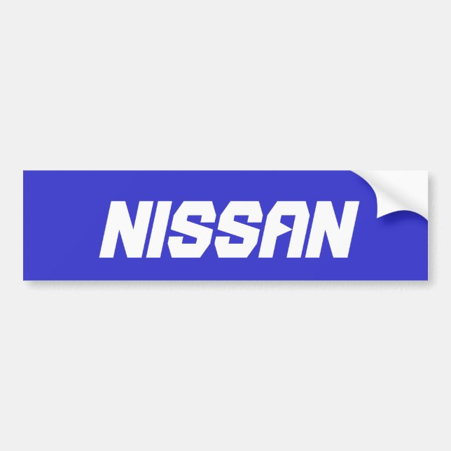 Nissan Bumper Sticker (Front)
