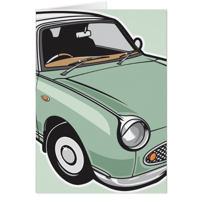 Nissan Figaro Emerald Green (Front)