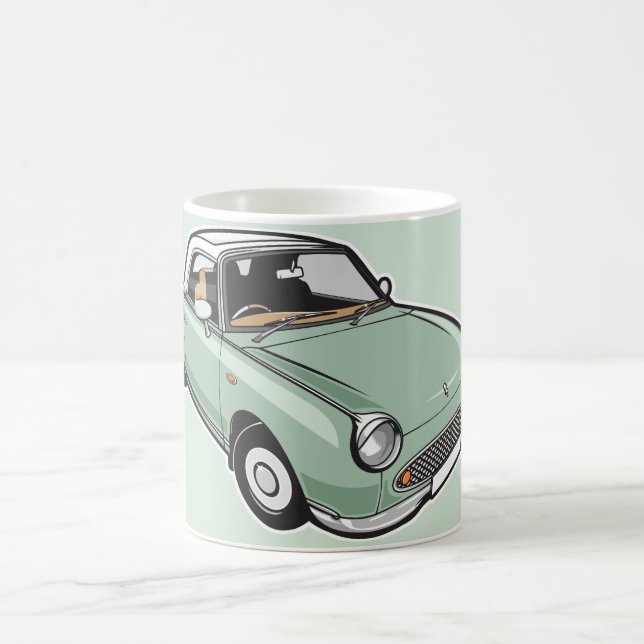 Nissan Figaro Emerald Green Coffee Mug (Center)