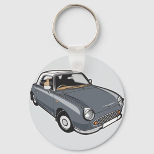 Nissan Figaro Lapiz Grey Key Ring