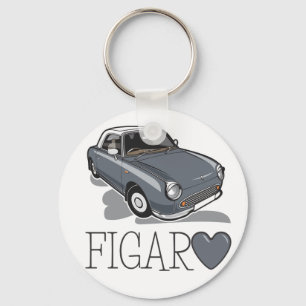 Nissan Figaro Lapiz Grey Key Ring