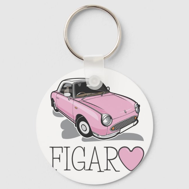 Nissan Figaro Pink Key Ring (Front)