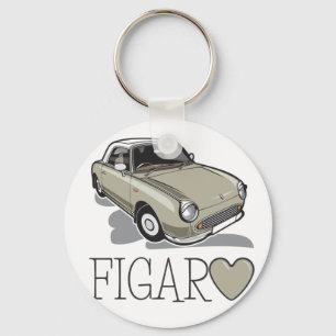 Nissan Figaro Topaz Mist Key Ring