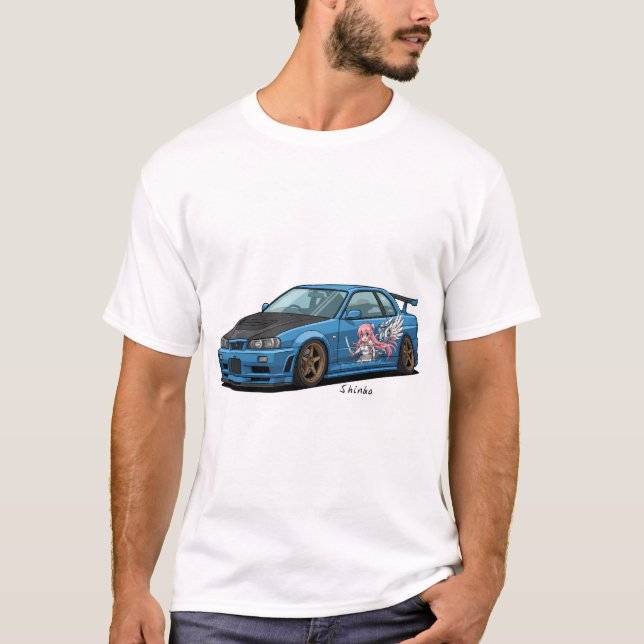 Nissan GT-R R34 T-Shirt (Front)