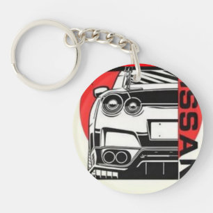 Nissan GTR R35, car,Acrylic keyring