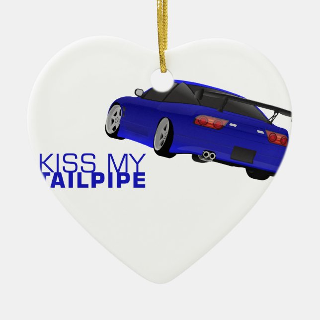 Nissan s13 (180sx/200sx/240sx) - Blue Ceramic Tree Decoration (Front)