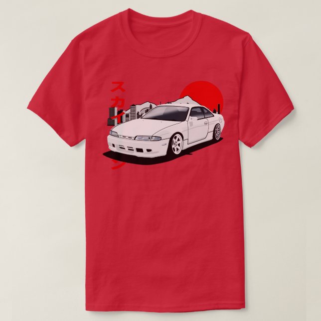 Nissan Silvia s14 zenki 2 T-Shirt (Design Front)