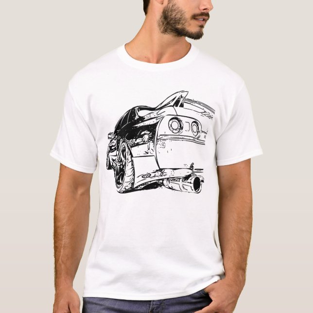 Nissan SKYLINE Graphic  T-Shirt (Front)