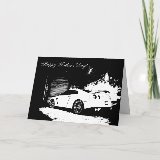 Nissan Skyline GT-R Father's Day Card (Front)