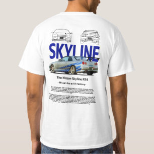 Nissan Skyline GTR 34 Car  T-Shirt