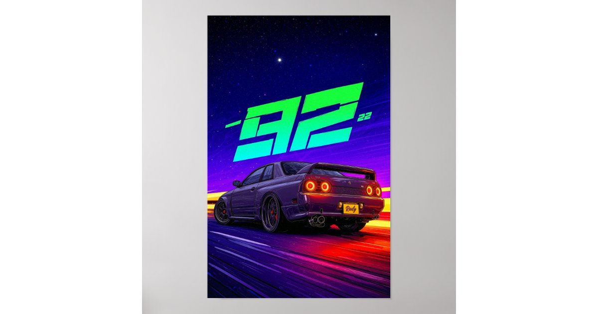 Nissan Skyline GTR R32 Poster | Zazzle