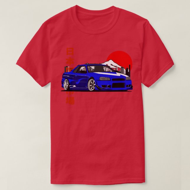 Nissan Skyline GTR R34 JDM Legend T-Shirt (Design Front)