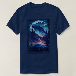 Nissan Skyline R34 Blue Godzilla Sports Car  T-Shirt