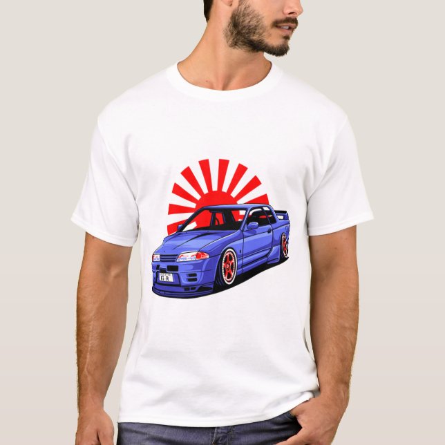 Nissan Skyline T-ShirtNissan Skyline Vector Illust T-Shirt (Front)