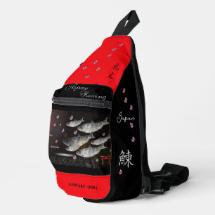 Nisshin Rebun Thank and pray for all life. Sling Bag