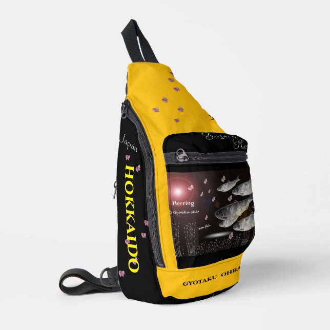 Nisshin Rebun Thank and pray for all life. Sling Bag (Left Corner)