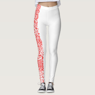 Nissl Cortex Leggings (Neutral Red)