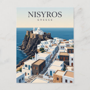 Nisyros Mandraki Greece Postcard