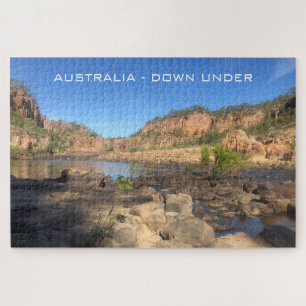 nitmiluk katherine gorge postcard jigsaw puzzle