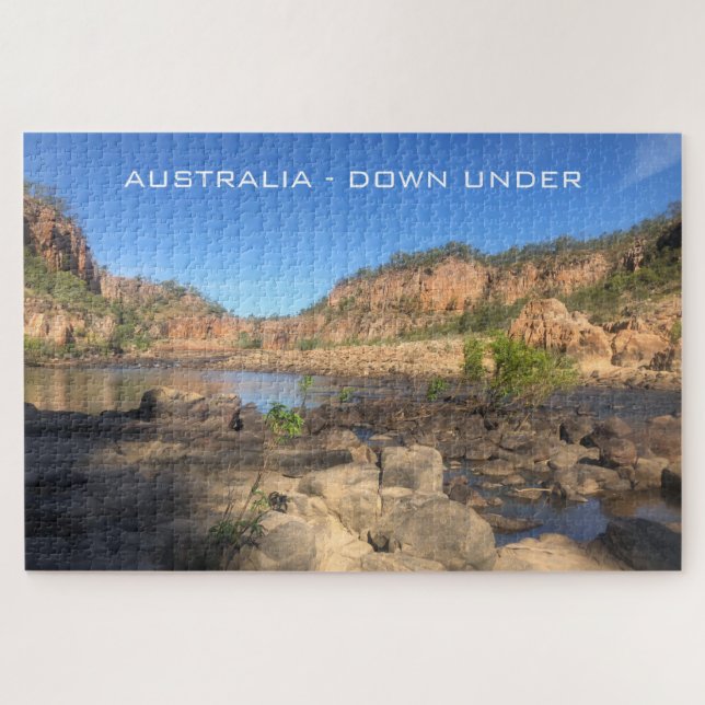 nitmiluk katherine gorge postcard jigsaw puzzle (Horizontal)