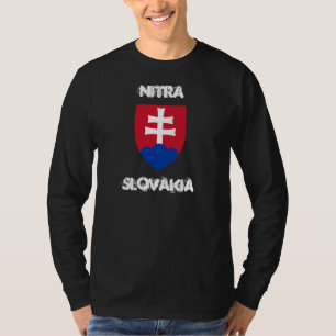 Nitra, Slovakia with coat of arms T-Shirt