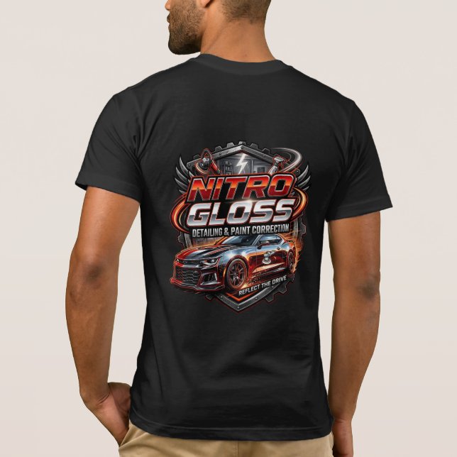 Nitro Gloss Detailing Graphic T-Shirt (Back)
