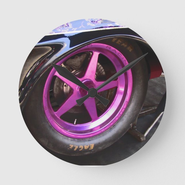 NITRO MILITIA mancave acrylic wall clock (Front)