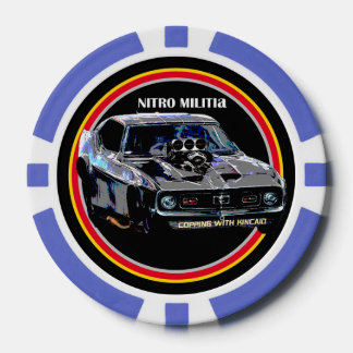 NITRO MILITIA poker chip