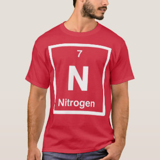 Nitrogen - N - Periodic Table of Elements - Scienc T-Shirt