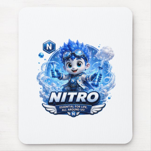 Nitrogen of ATOMIVRA Mouse Mat (Front)