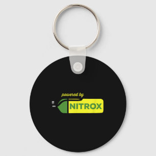 Nitrox powered by Diver Scuba Diving Underwater Key Ring