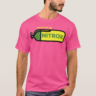Nitrox Powered By Diver Scuba Diving Underwater Ta T-Shirt