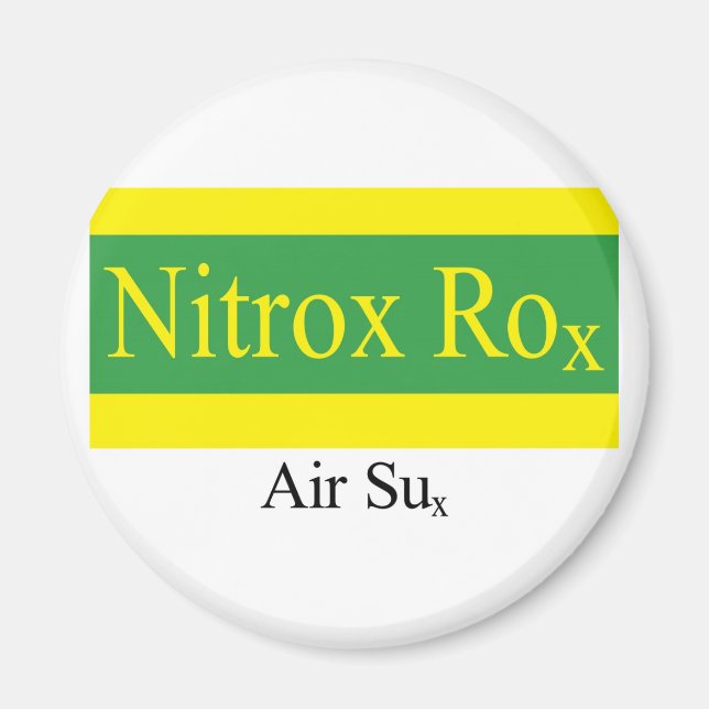 Nitrox Rox Magnet (Front)