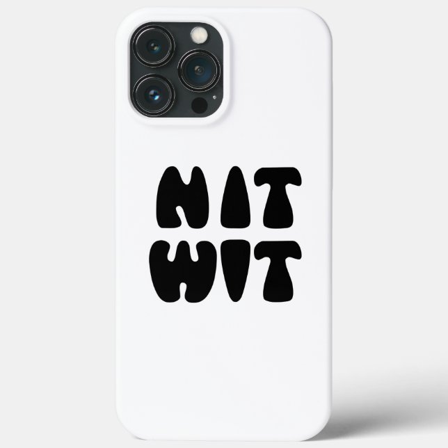 NITWIT Case-Mate iPhone CASE (Back)